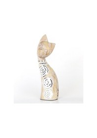 Resim Euro Flora Ahşap Kedi Biblosu 14,5X8,5X45,5 Cm 