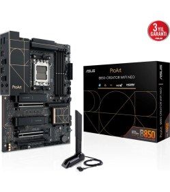 Resim Marmara Qumasch Asus Proart B850-CREATOR Wıfı Neo, 4xddr5, 3xm.2, Hdmı, Dp, Type-C, Pcıe 5.0, Wi-Fi 7, Bluetooth V5.4, Am5 Soket Gamıng Anakart 