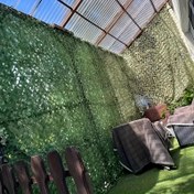 Resim Yeşil Bahçe Gizlilik Ekranı, Güneş Gölgesi ve Bitki Gizleme için Outdoor Kamufle Ağ 