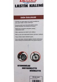 Resim Carub Lastik Kalemi Beyaz 
