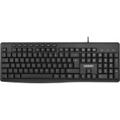Resim Everest KB-619 Siyah-Gri USB 2 Metre Bakır Kablolu Q Multimedia Klavye 