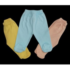 Resim özdemirli bebe Patikli Alt Pijama Ayaklı 3lü Paket 