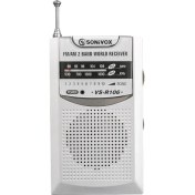 Resim Gümüş Renk Cep Tipi Analog Fm Radyo VS-R106 (4764) 
