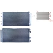 Resim Mini Cooper R50 R53 2000-2006 / Cabrio R52 2002-2008 1.4i 1.6i Klima Radyatörü 632X321X16 