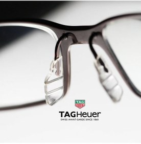 Resim Tag Heuer Gözlük Burunluğu 2 Çift / Tagheuer Mini Gözlük Plaketi 