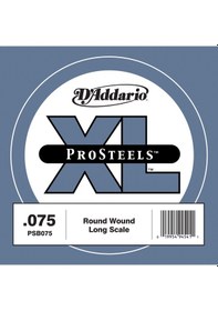 Resim D'addario Psb075 Bas Gitar Tek Tel. La . Pro Steels. 0.075 Gauge 