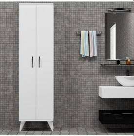 Resim 2 Kapılı 49Cm Banyo Dolabı Beyaz - Bdl0101 