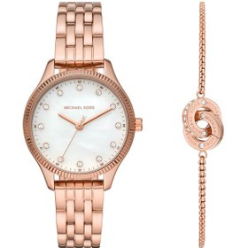 Resim Michael Kors MK1025 Kadın Set Kol Saati ve Bileklik 36 mm Michael Kors