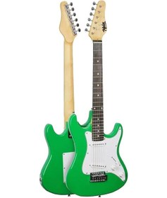 Resim Midex Ceg-36gr 8-12 Yaş Çocuklar İçin Amfili Full 3/4 36 İnç Elektro Gitar Seti Yeşil 