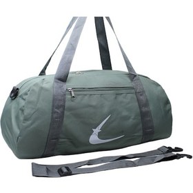 Resim Gri Renk Suya Dayanıklı Kumaş Seyahat Spor Gym Ve Fitness Çantası Gri 