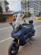 Resim Motocam Yuki Huracan 250 Siperlik Ön Cam 2022-2025 Model 70cm Şeffaf Renkli 4mm 