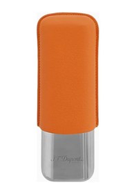 Resim S.t. Dupont İkili Turuncu Puro Kılıfı 183266 