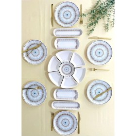 Resim Blue Eyes 6 Kişilik 17 Parça Kahvaltı Takımı 