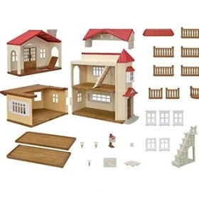 Resim Hype Store Sylvanian Families Epoch ESF5708 Oyun Odalı Işıklı Şehir Evi Oyuncak 