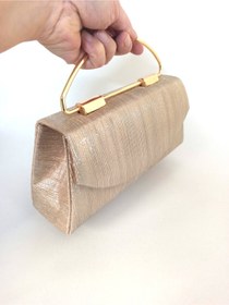 Resim dizaynbag Kadın altın abiye çanta 