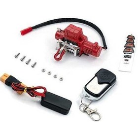Resim Besthome1 Universal Kırmızı Alüminyum Çekici Seti 5-7.4v Xt60, Traxxas Trx-4/scx10/d90 İçin Uyumlu 