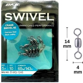 Resim Bkk Crane Swivel-62 No:5 Fırdöndü 10 Adet 
