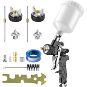 Resim 1.7/2,0 mm Nozullu Hvlp Hava Sprey Tabancası, Mini Otomotiv Hava Boya Püskürtücü Tabancası, Araba Boya Tabancası Püskürtücü (Yurt Dışından) 