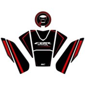 Resim Gp Kompozit Honda Cbr 650 R 2019-2022 Uyumlu Tank Pad Seti Siyah (531298218) 