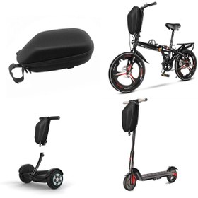 Resim Streak Elektrikli Scooter Bisiklet Çantası Ön Asma Gidon Çanta Su Geçirmez 