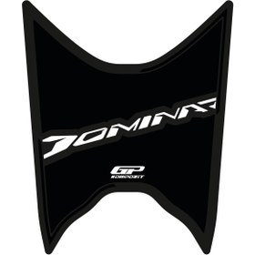 Resim GP Kompozit Bajaj Dominar 250 / 400 2020-2023 Uyumlu Tank Pad Siyah 