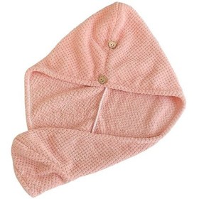 Resim Bone Yüzme Bonesi Mikrofiber Saç Havlusu Pembe Pembe 