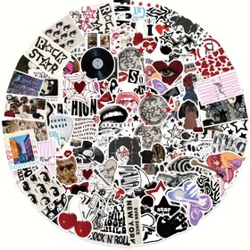 Resim 100 adet Y2K Downtown Kızları Stickerleri - Canlı Graffiti Vinil Karikatür Doodle Tasarımları, Valizler, Gitar, Araba ve Daha Fazlası İçin - Dayanıklı PVC Malzeme, Tekrar Kullanılabilir Çıkartmalar, DIY El Sanatları ve Pop Kültür Giyim, Gitar Stickerleri 