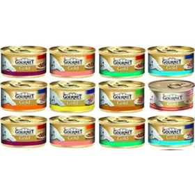 Resim Gourmet Gold Süper Karışık Konserve Yetişkin Kedi Maması 48 x 85 G 