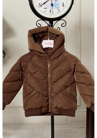 Resim Benitto Kids Erkek Bebek Kapüşonlu Kışlık Mont 51332 Kahve 