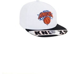 Resim Berellini Knicks Hip-hop Şapka Özel Kolleksiyon Beyaz - Siyah 