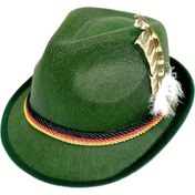 Resim 9 Renk Seçeneği: Münih Bira Festivali Caz Şapkası - Unisex Parti Aksesuarı Gri, Yeşil ve Siyah & Koyu Kahverengi - Karnaval Stili Dağcı Şapkası Halloween, Noel Etkinliği ve Parti Malzemeleri 