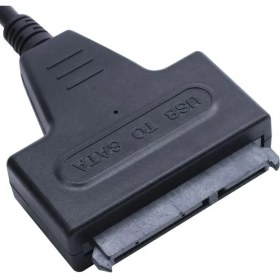 Resim Alfais 4543 USB 2.0 2.5 3.5 Inç Sata SSD HDD Hard Disk Çevirici Dönüştürücü Adaptör Kablosu 