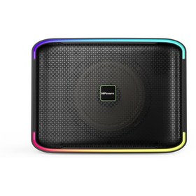 Resim HiFuture Event Horizon Bluetooth 5.3 100W RGB Taşınabilir Karaoke Sistemi Kablosuz Hoparlör Siyah 