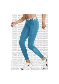 Resim Nike Pro Tigh Fit Full Length Leggings Toparlayıcı Tam Boy Tayt Mavi 