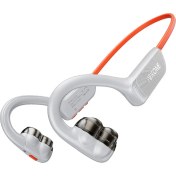 Resim Amorus Wekome VC01 Açık Kulak Kulaklık Egzersiz Koşu Spor Salonu Çalışma Seyahati Için Kablosuz Bluetooth Hava Iletimli Kulaklık - Gri + Turuncu (Yurt Dışından) 