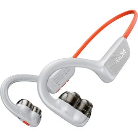Resim Amorus Wekome VC01 Açık Kulak Kulaklık Egzersiz Koşu Spor Salonu Çalışma Seyahati Için Kablosuz Bluetooth Hava Iletimli Kulaklık - Gri + Turuncu (Yurt Dışından) 