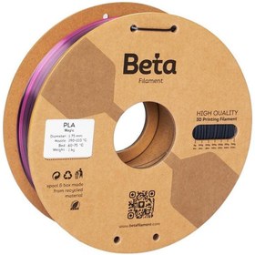 Resim Beta Filament Beta PLA-Magic Silk Black-Rose Red 