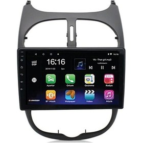 Resim Peugeot 206 Android 4gb Ram 64gb Uyumlu Rom Carplay 8 Çekirdek Navigasyon Multimedya Teyp 