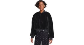 Resim Nike W Sportswear Kadın Günlük Çift Taraflı Bomber Ceket FB8692-010 Siyah 