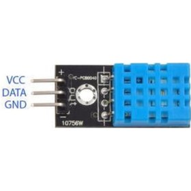 Resim Dht11 Nem Ve Isı Sensörü Kartı - Dht11 Humidity Sensor Module 