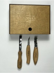 Resim Stryi 503002 Ahşap Kuksa Oyma Seti 