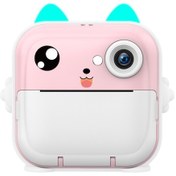 Resim Steep Solid Q7 Anlık Termal Yazıcılı Dijital Çocuk Kamerası 2.4" HD Şipşak Fotoğraf Makinesi 