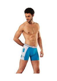 Resim Hmd 308 Pamuklu Likralı Erkek Boxer Külot - Aqua Mavi 