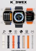 Resim woodhub 49 mm Akıllı Saat S10 Ultra2 Watch9 Bluetooth Kulaklık 7 Kordon Kasa Smart Watch 300-400 mAh Yok Yo 