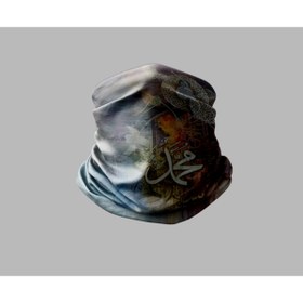 Resim Buffalo Ebru Sanatı Tasarımlı Motorcu Buff Maske Outdoor Boyunluk Unisex Bandana 