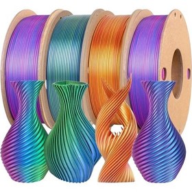 Resim Rhinolab Pla Silk Dual-mystic Filament 4 Adet 