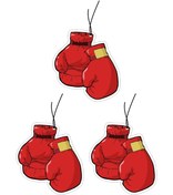 Resim Genel Markalar 3lü Boks Eldiveni Dekoratif Araba Oto Kokusu Ve Aksesuarı 