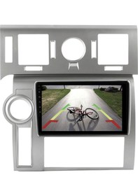 Resim Hummer H2 Araç Multimedya Android Ekran Carplay Navigasyon Double Teyp 4+64 9" 08-09 Silver Blueway 