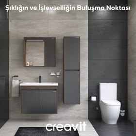 Resim Planet 2li WC Kağıtlığı Kapaksız Mat Siyah 