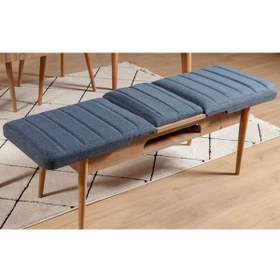 Resim REYSA MOBİLYA Sembol Bench Atlantik Lacivert 